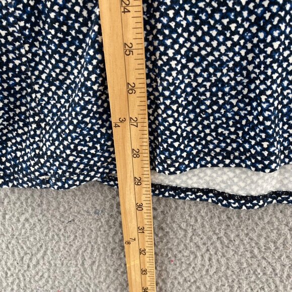 J Jill Top Womens Extra Small Navy Wearever Stretch Knit Long Sleeves Pullover - Picture 9 of 11